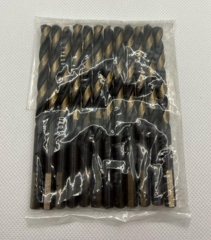 Pro-Grade M2 Tool Steel Jobber Drill Bit - 12 Pack