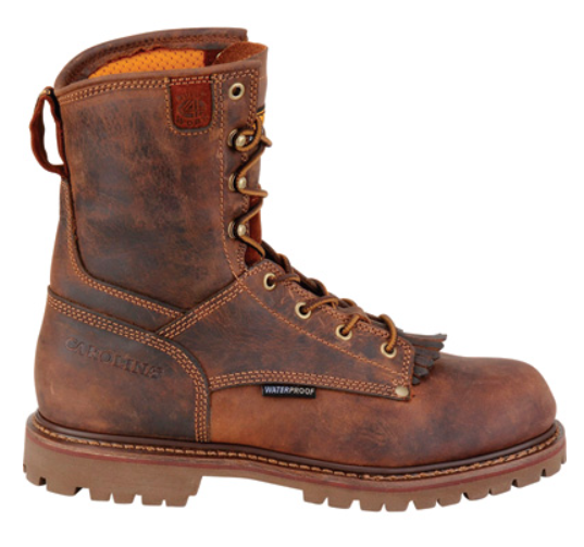Carolina Men's 8in. Waterproof Composite Toe Work Boots - Brown - New England Safety Supply