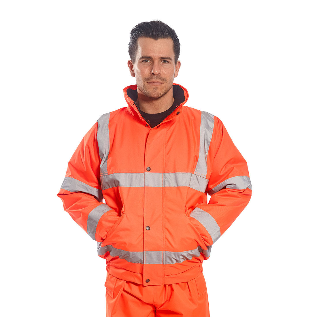Portwest Hi-Vis Bomber Jacket URT32 - New England Safety Supply
