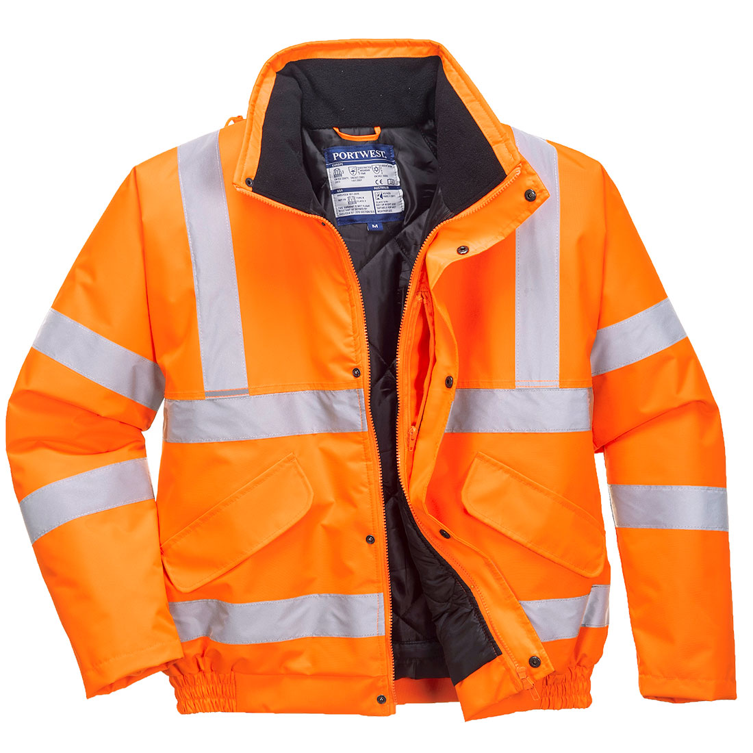 Portwest Hi-Vis Bomber Jacket URT32 - New England Safety Supply