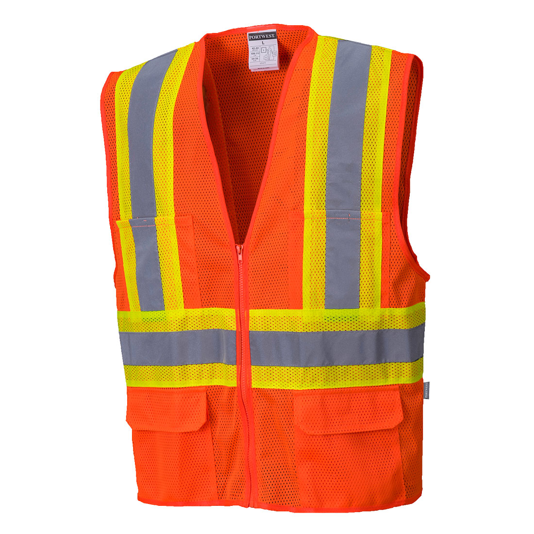 Portwest Tulsa Contrast Hi-Vis Vest US371 - New England Safety Supply
