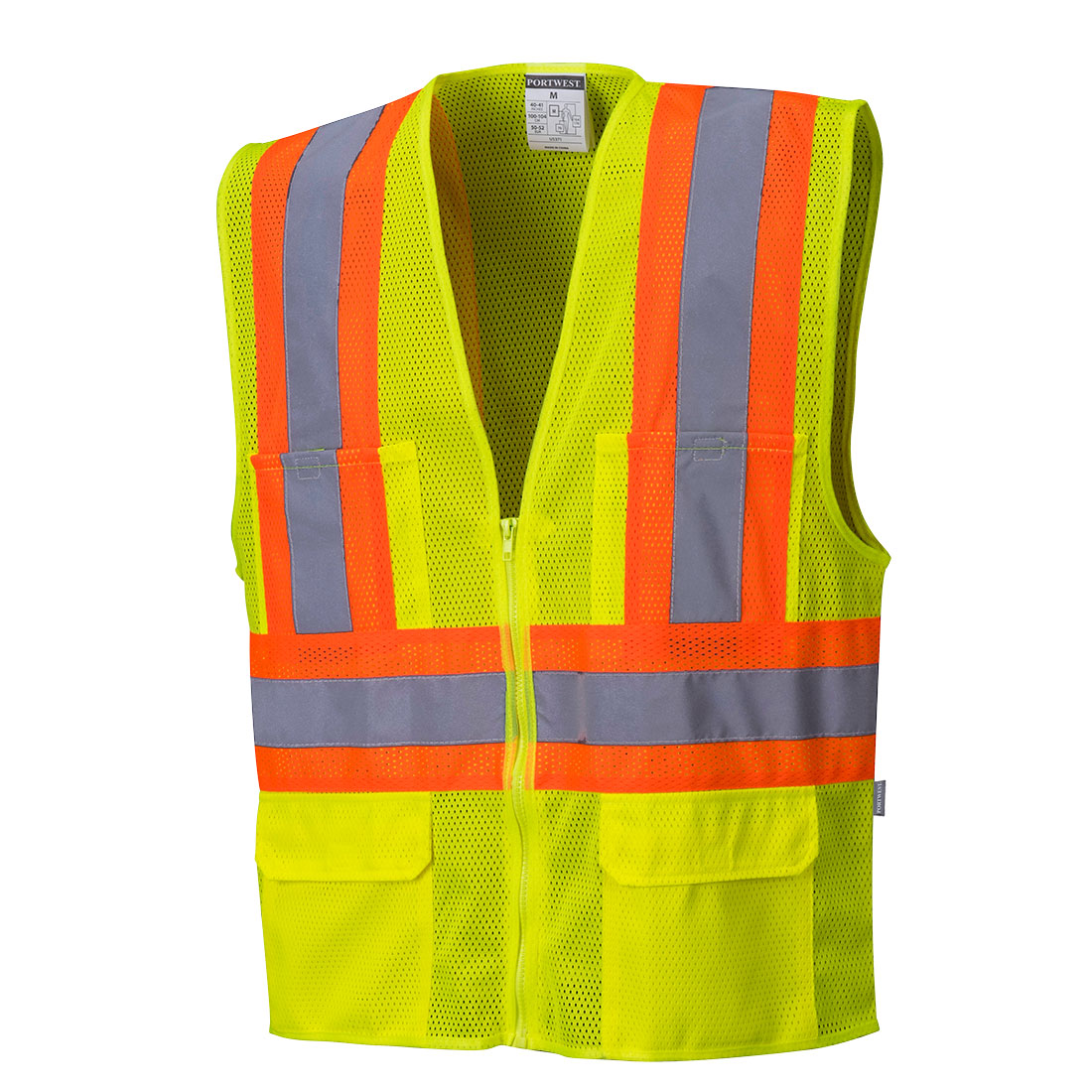 Portwest Tulsa Contrast Hi-Vis Vest US371 - New England Safety Supply
