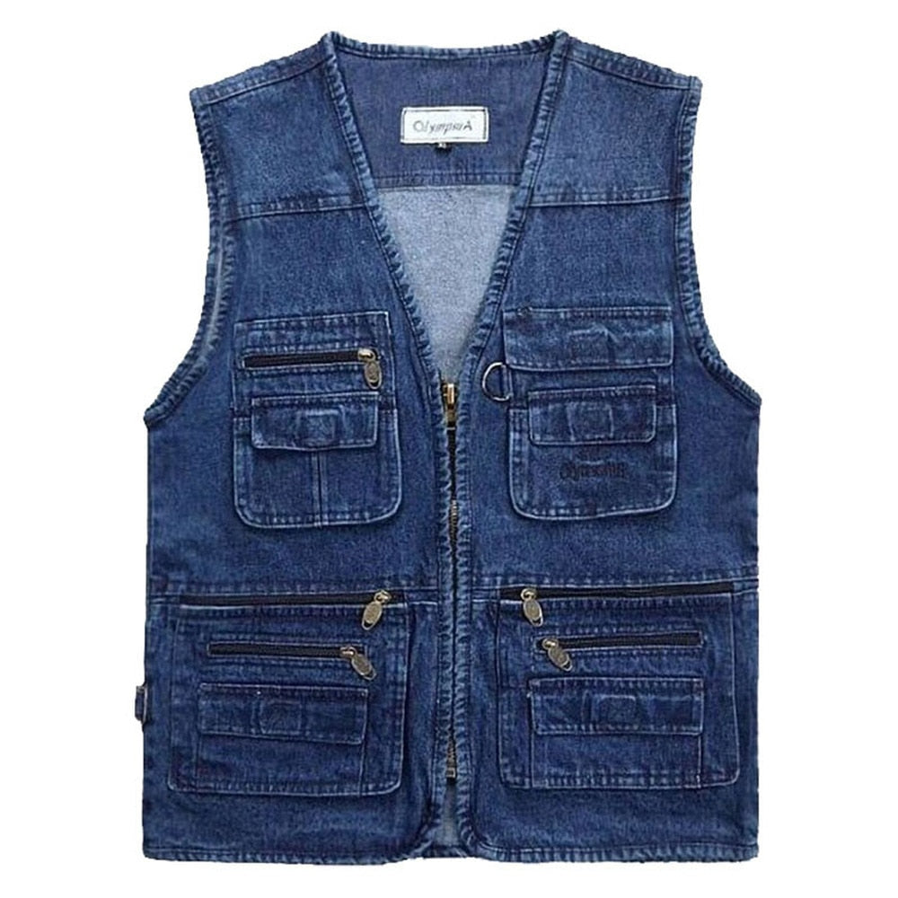Denim Work Vest - New England Safety Supply