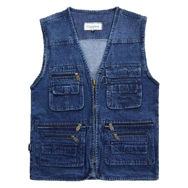 Denim Work Vest - New England Safety Supply