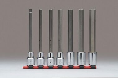 Wright Tool 3/8 In. Dr. 7 pc. Hex Bit Socket Set - Long Length