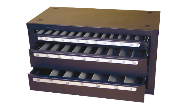 HSS Magnum 96 Piece 3 Drawer Drill Organizer