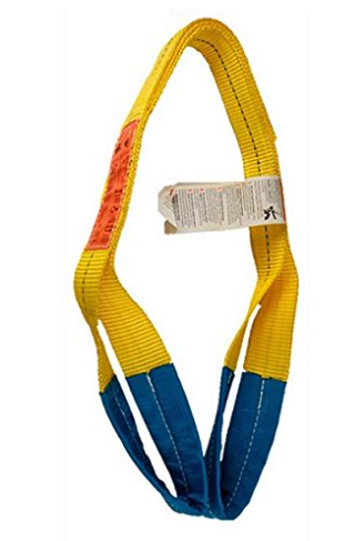 All Material Handling EE290320 Web Sling, 2-ply, Eye and Eye, 3" x 20'
