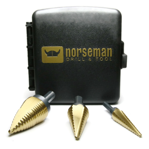 Norseman NOR-7/8A Ultra Bit™ Multi-Diameter Step Drill Bit Set 01931