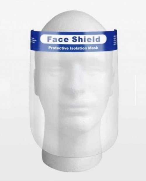 CLEAR FACE SHIELD WITH FOAM AT FOREHEAD (CASE) - New England Safety Supply