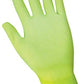 Global Glove PUG11 Polyurethane/Nylon Glove, Work, Large, White (Case of 144),Yellow