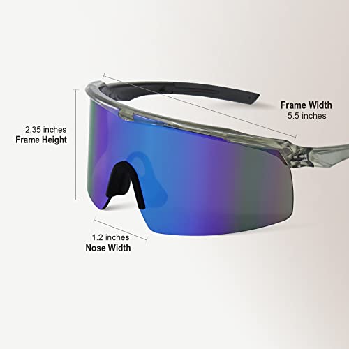 Global Glove Walleye Safety Glasses with Polarized Lens - Protective Eyewear with Performance Fog Technology for Enhanced Vision and Eye Safety