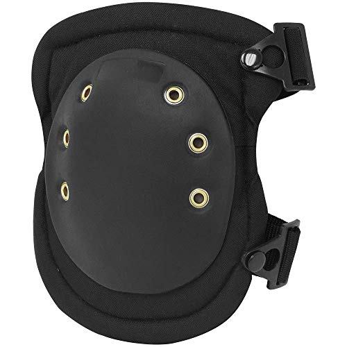 Global Glove KP431 - FrogWear Non-Marring Brass-Riveted Knee Pads - One Size, Black