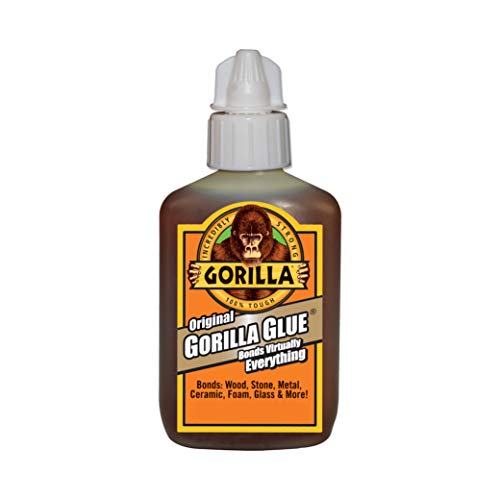 Gorilla Original Gorilla Glue, Waterproof Polyurethane Glue, 2 Ounce Bottle, Brown, (Pack of 1) - New England Safety Supply