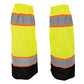 Global Glove GLO-G1- FrogWear HV- High-Visibility Mesh Polyester Leg Gaiters, Hi Vis Yellow/Green, One Size