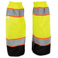 Global Glove GLO-G1- FrogWear HV- High-Visibility Mesh Polyester Leg Gaiters, Hi Vis Yellow/Green, One Size