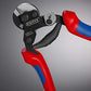 KNIPEX Tools - Wire Rope Cutters, Multi-Component (9562160), 6-Inch, w/ Lock and Spring
