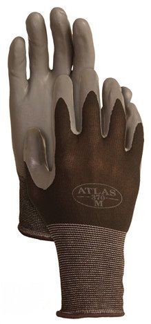 12 Pack Atlas Glove 370BBK Atlas Nitrile Tough Gloves - New England Safety Supply