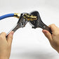 BluBird Fast Fix - 3/8" Air Hose Assembly Repair Fitting - w/ 1/4" MNPT Swivel - FFSW38