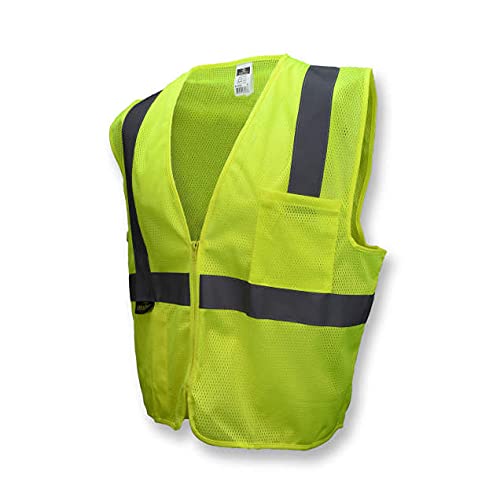 Radians SV2ZGM Polyester Mesh Economy Class 2 High Visibility Vest - New England Safety Supply