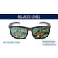 Bullhead Safety Pompano Polarized Safety Glasses with Performance Fog Technology, ANSI Z87+, Blue Light with UV Light and Anti-Scratch Protection, Red Mirror Lenses with Tortoise/Black Frame