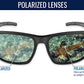 Bullhead Safety Pompano Polarized Safety Glasses, ANSI Z87+, Performance Fog Technology and Scratch Resistant Lenses, Polycarbonate Eyewear with UV Light Protection, Ice Blue Lenses, Matte Black Frame