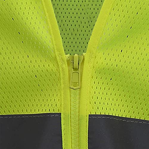 Radians SV2ZGM Polyester Mesh Economy Class 2 High Visibility Vest - New England Safety Supply