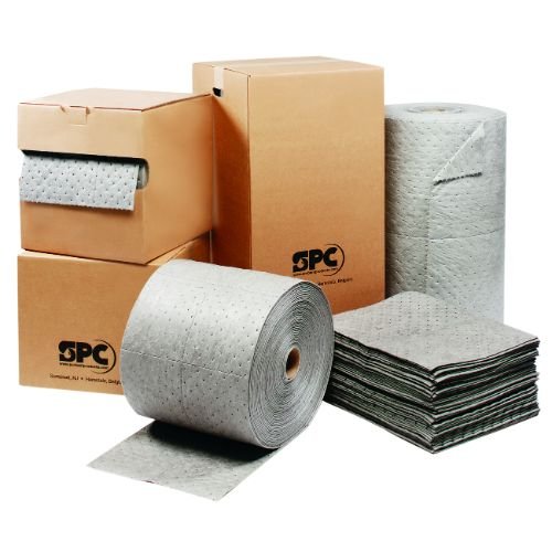 Brady SPC MRO100 15"x 19" Premium Heavy Weight Multi-Purpose (Chemical/Oil/Water) Absorbent Pads - 100 ct - New England Safety Supply