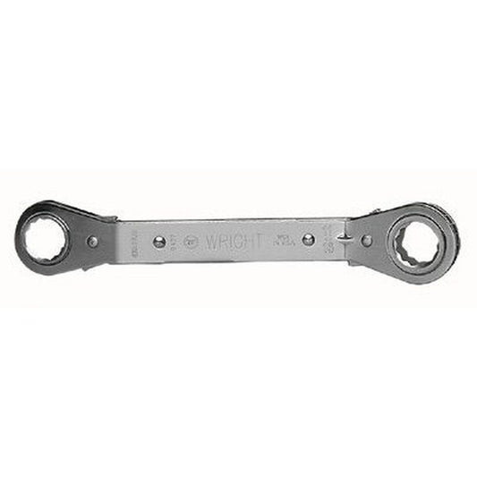 Wright Tool, 12 Pt Full Polish Alloy Offset Box Ratchet Wrench, Pieces (qty.) 1, Measurement Standard Standard (SAE), Model# 9428