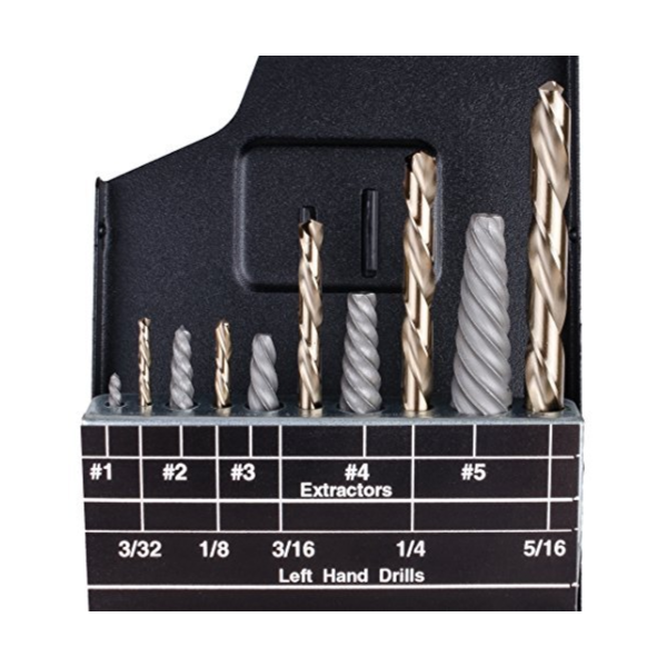 Norseman BR-10 Type 420 Screw & Pipe Extractor 10 Piece Set