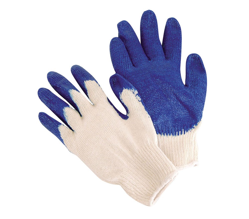 BLUE LATEX PALM COATED KNITS (CASE) - New England Safety Supply