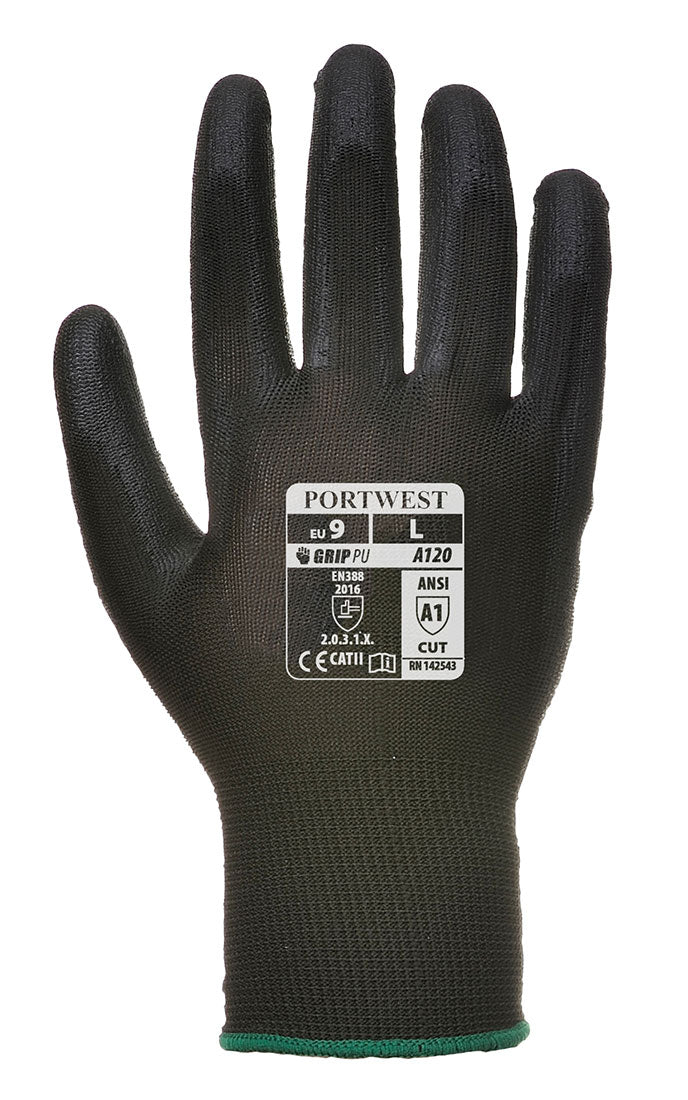 Portwest A120 Vending Handling Work Safety Glove with Protective PU Palm Grip - New England Safety Supply