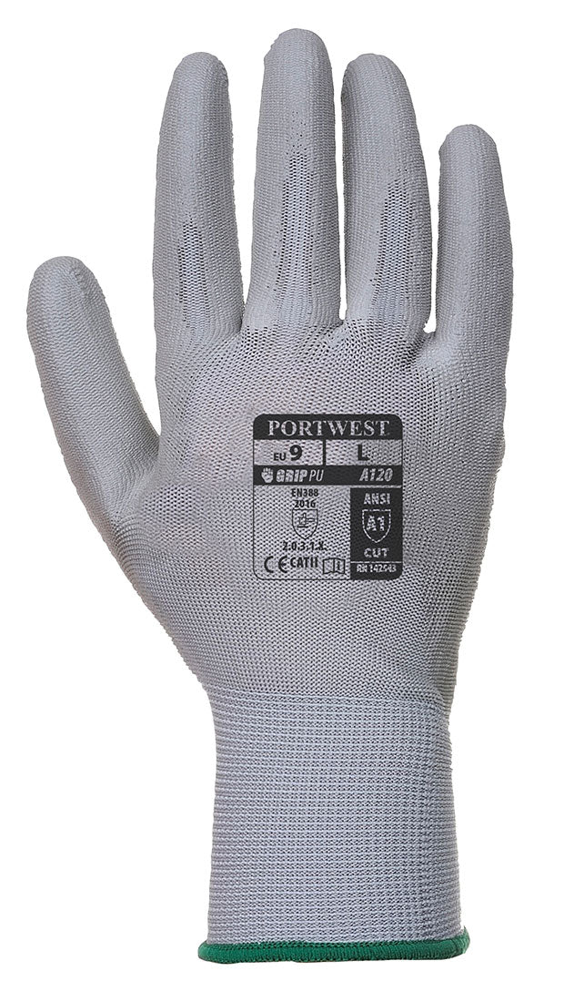 Portwest A120 Vending Handling Work Safety Glove with Protective PU Palm Grip - New England Safety Supply