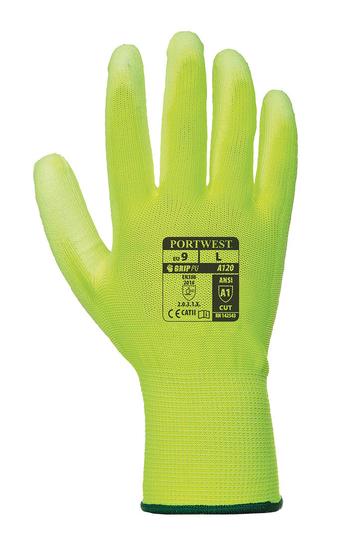 Portwest A120 Vending Handling Work Safety Glove with Protective PU Palm Grip - New England Safety Supply