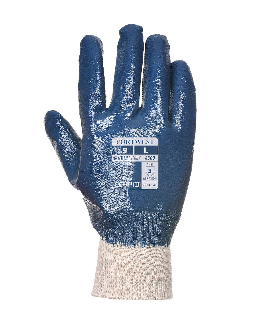 Portwest Nitrile Knitwrist Glove A300 - New England Safety Supply