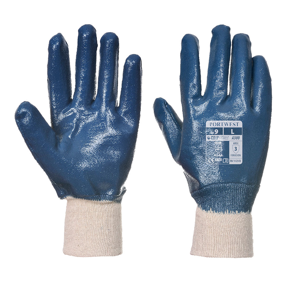 Portwest Nitrile Knitwrist Glove A300 - New England Safety Supply