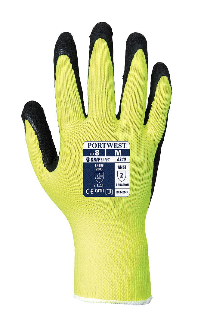 Portwest Hi-Vis Grip Glove A340 - New England Safety Supply