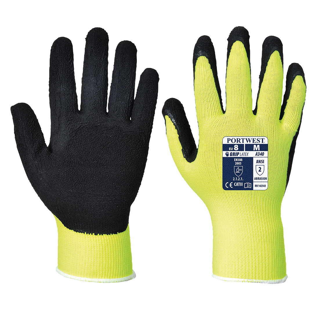 Portwest Hi-Vis Grip Glove A340 - New England Safety Supply