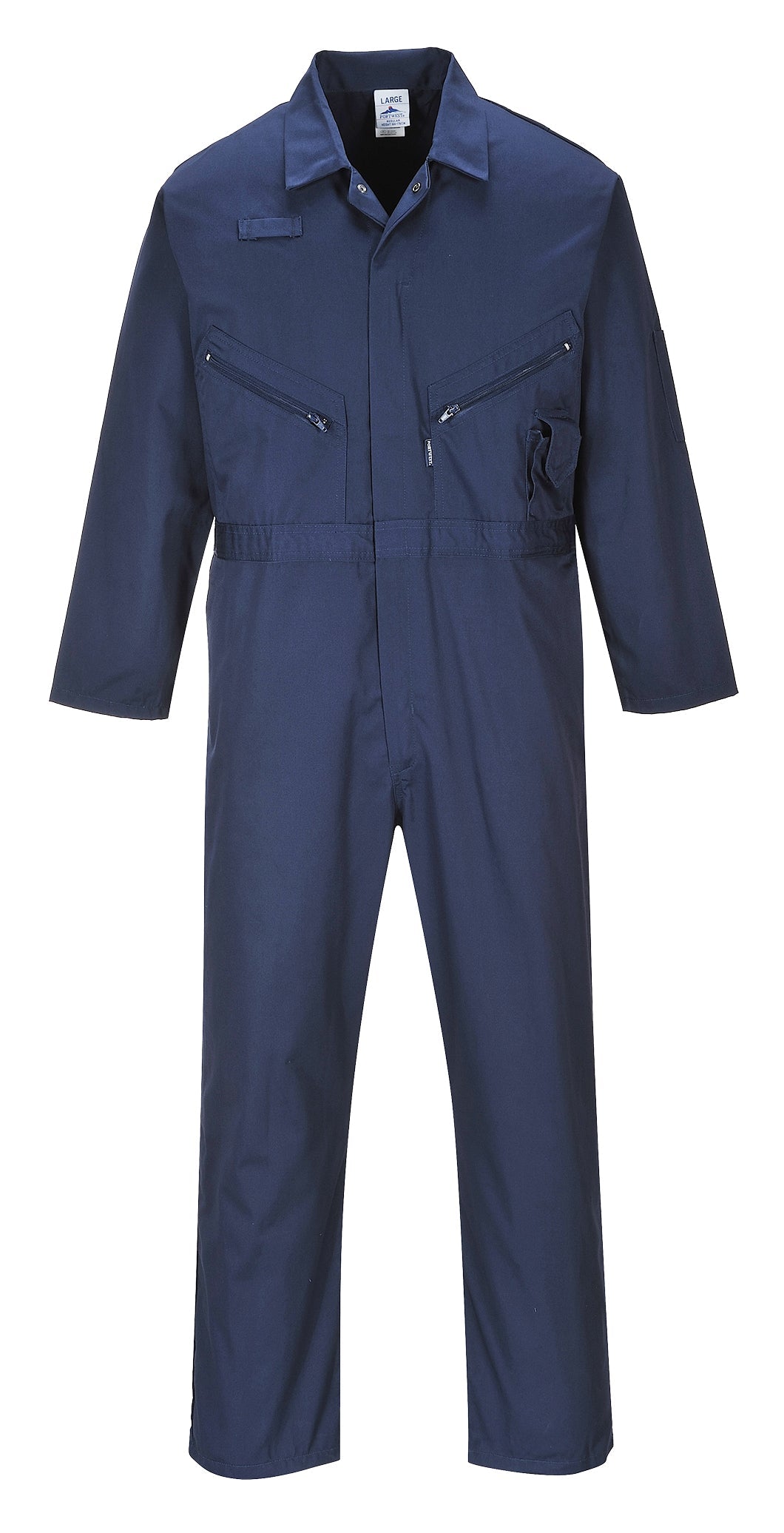 Portwest C813 Liverpool Zipper Coverall with Front Snap Closure and 2 Way Zipper - New England Safety Supply