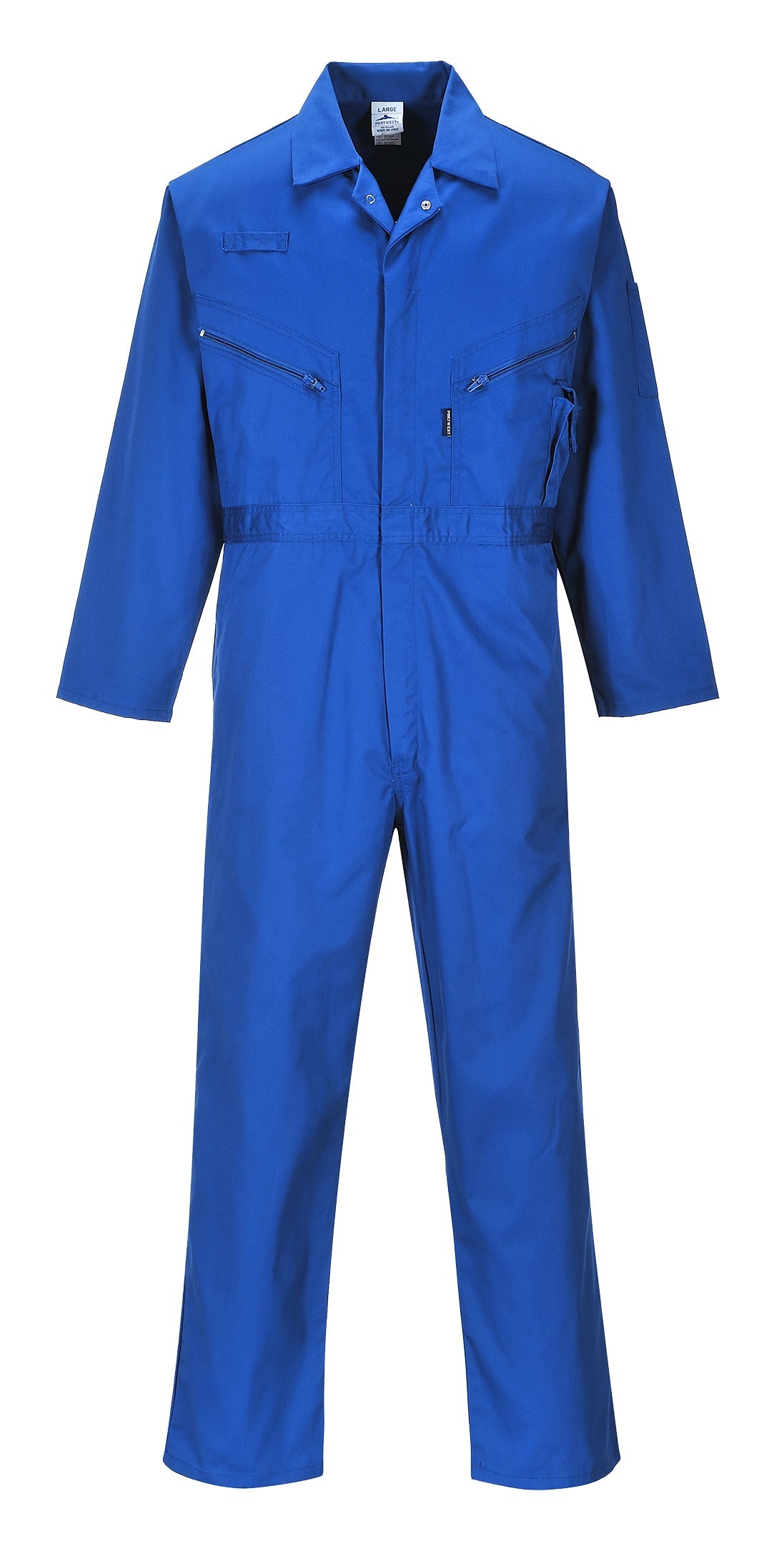 Portwest C813 Liverpool Zipper Coverall with Front Snap Closure and 2 Way Zipper - New England Safety Supply