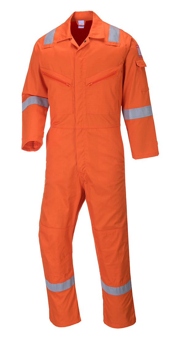 Portwest C814 Iona 100% Cotton Heavy Duty Work Overalls with Reflective Tape - New England Safety Supply