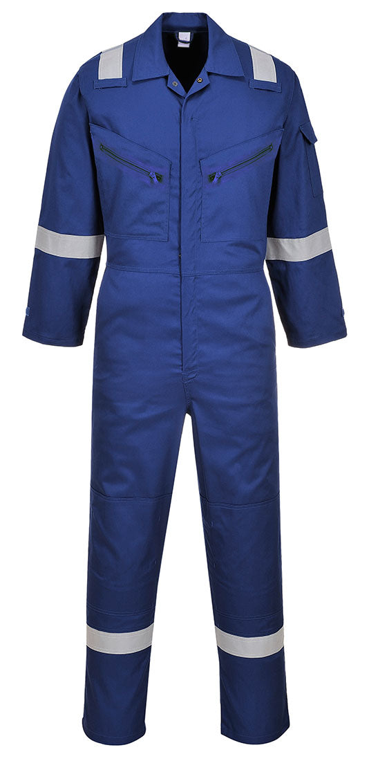 Portwest C814 Iona 100% Cotton Heavy Duty Work Overalls with Reflective Tape - New England Safety Supply