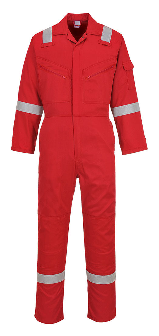 Portwest C814 Iona 100% Cotton Heavy Duty Work Overalls with Reflective Tape - New England Safety Supply