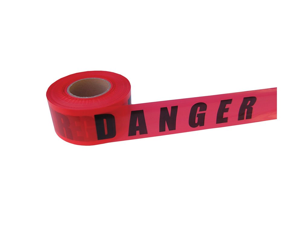 DANGER TAPE (10 ROLLS PER CASE) - New England Safety Supply