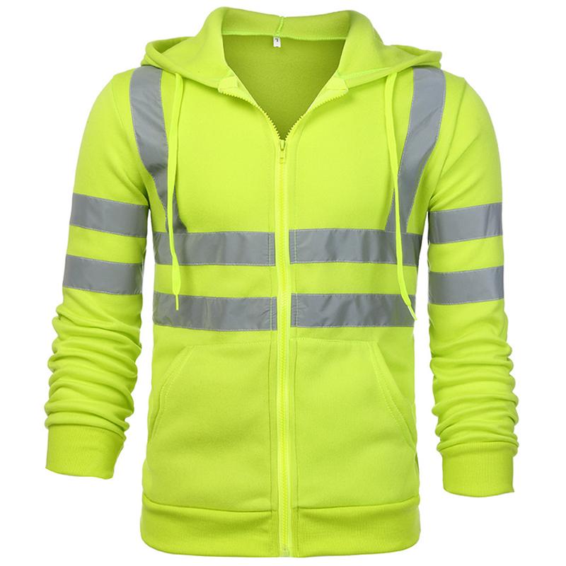 High Visibility Sweatshirt With Reflective Tape - New England Safety Supply