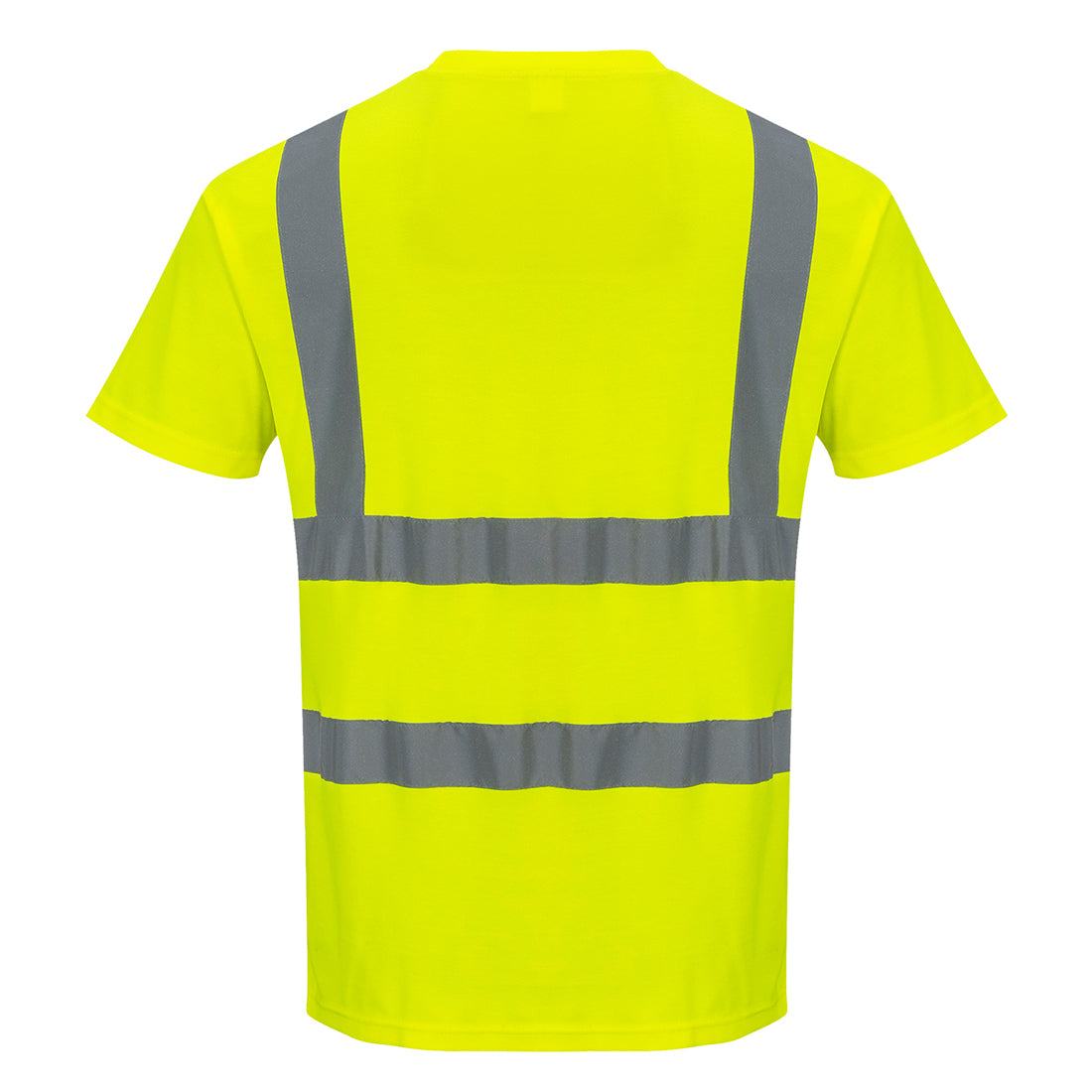 Portwest S170 Short Sleeve Cotton Safety T Shirt in Reflective Hi-Vis ANSI - New England Safety Supply
