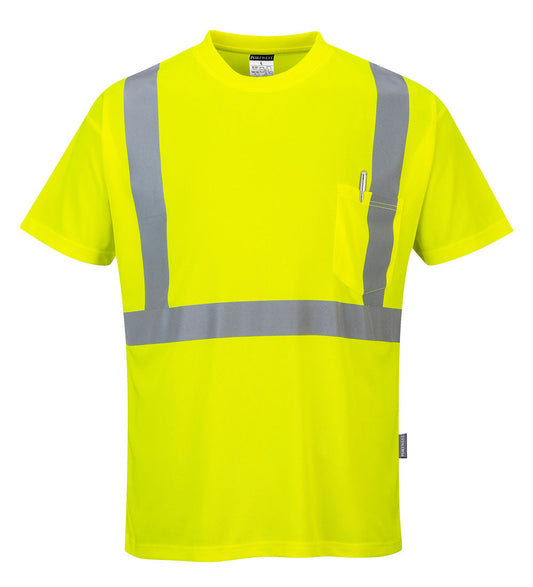 Portwest Hi-Vis Pocket T-Shirt S190 - New England Safety Supply