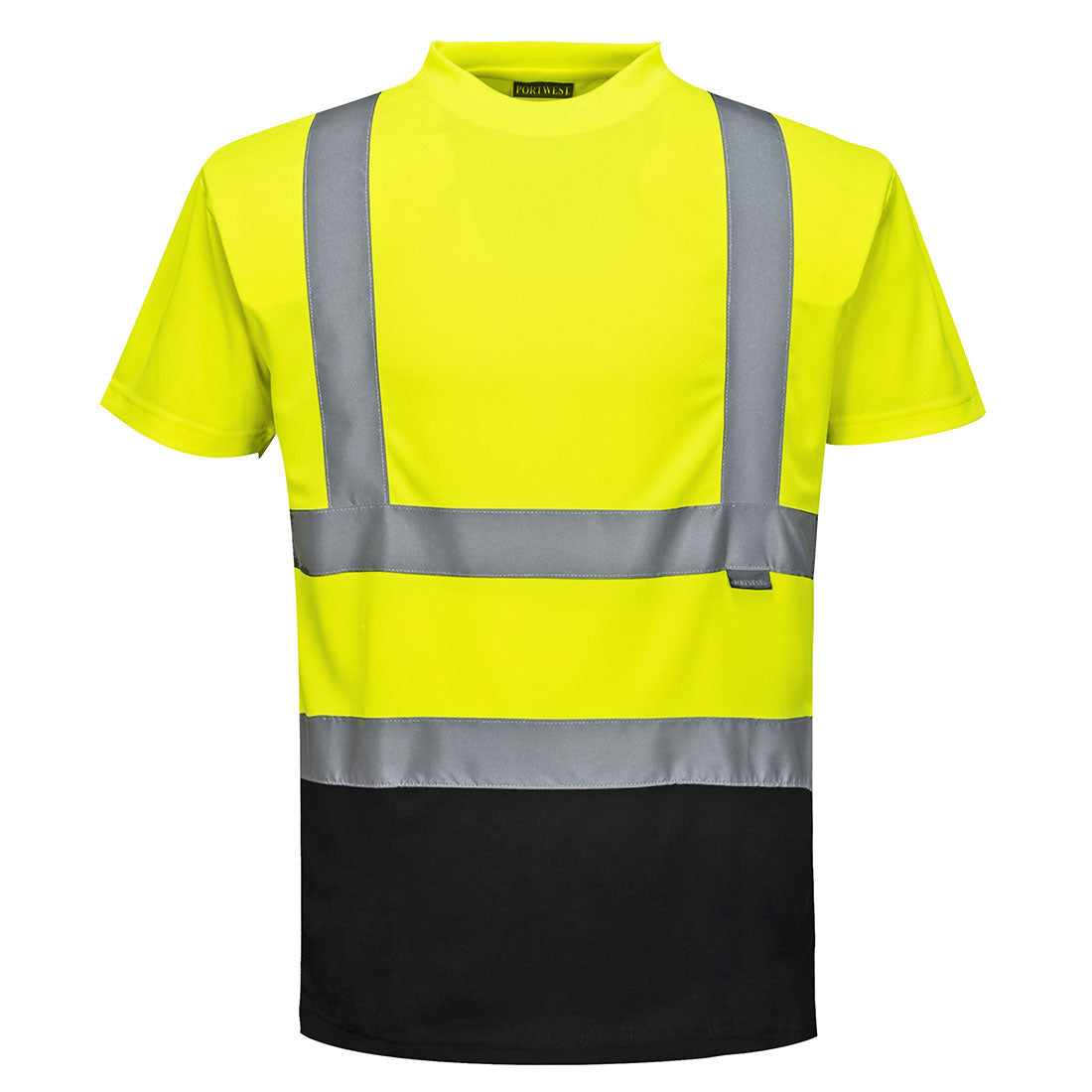 Portwest S378 Hi Vis 2 Tone Reflective Short Sleeve Safety Work T Shirt ANSI - New England Safety Supply