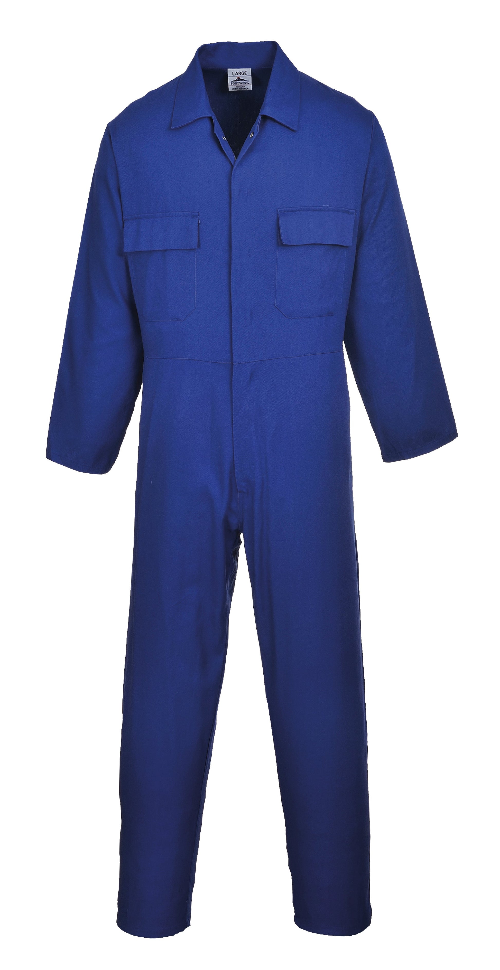 Portwest S999 Euro Polycotton Multipocket Work Coverall with Front Snap Closure - New England Safety Supply