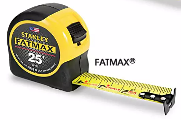 Stanley® FatMax® Tape Measure - 1 1⁄4" x 25' - New England Safety Supply