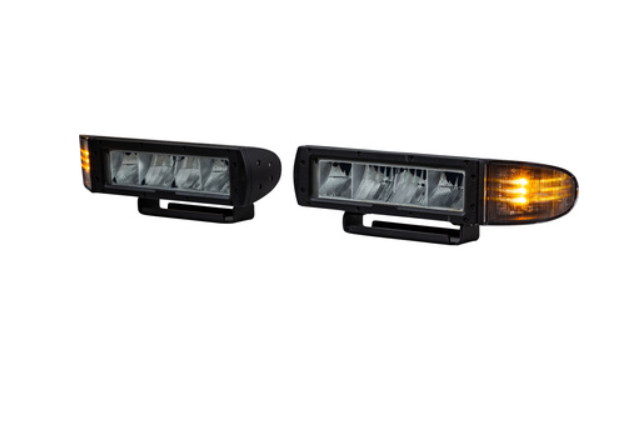 Buyers Products Low-Profile Heated LED Snow Plow Lights — Pair, Clear Lens, Model# 1312100 - New England Safety Supply